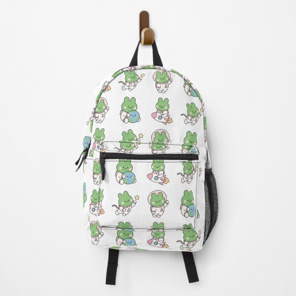 Item preview, Green Bunny Astronaut – Cute Kawaii Cartoon designed and sold by Moffyuniverse.