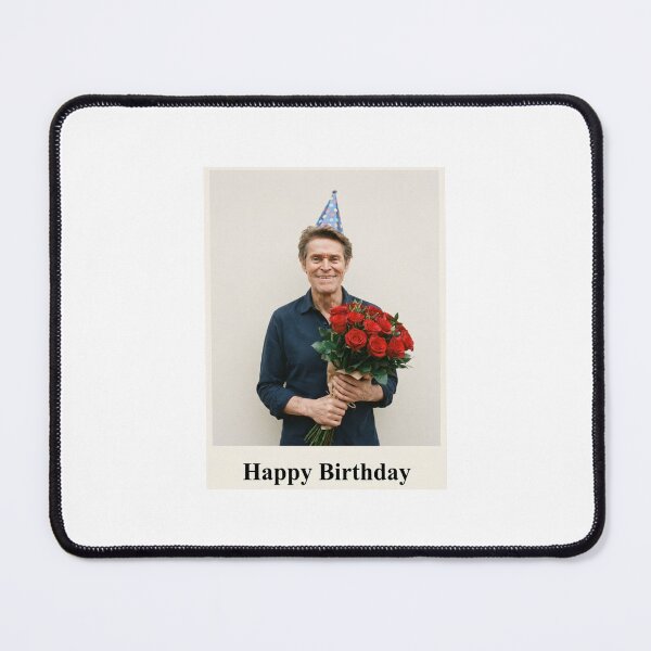 Item preview, Willem dafoe birthday rose bouquet flower sunflower gift cake memes happy Funny prank meme  weird  designed and sold by CheeseBlueprint.