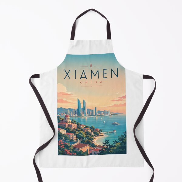 Item preview, Xiamen China — Coastal Skyline and Island Waterfront designed and sold by Aryabek.