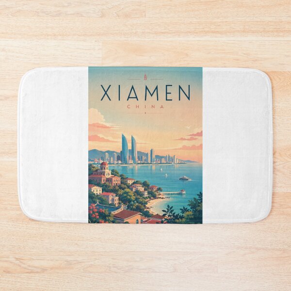 Item preview, Xiamen China — Coastal Skyline and Island Waterfront designed and sold by Aryabek.