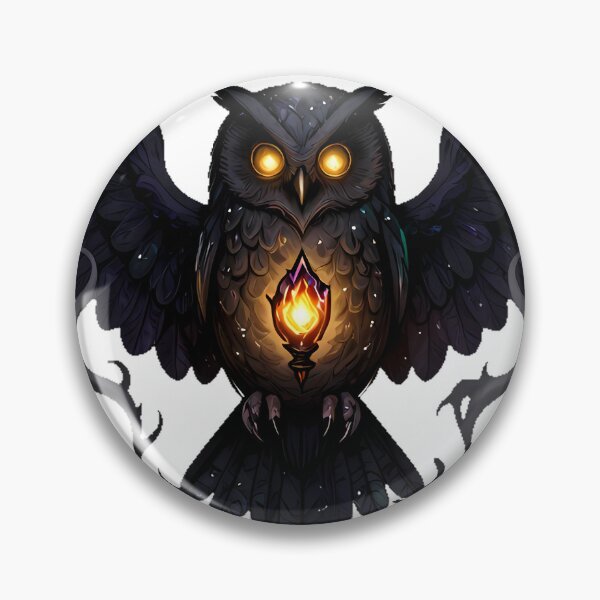 Item preview, Gothic Sooty Owl Ember Weaver designed and sold by IllumeInk.