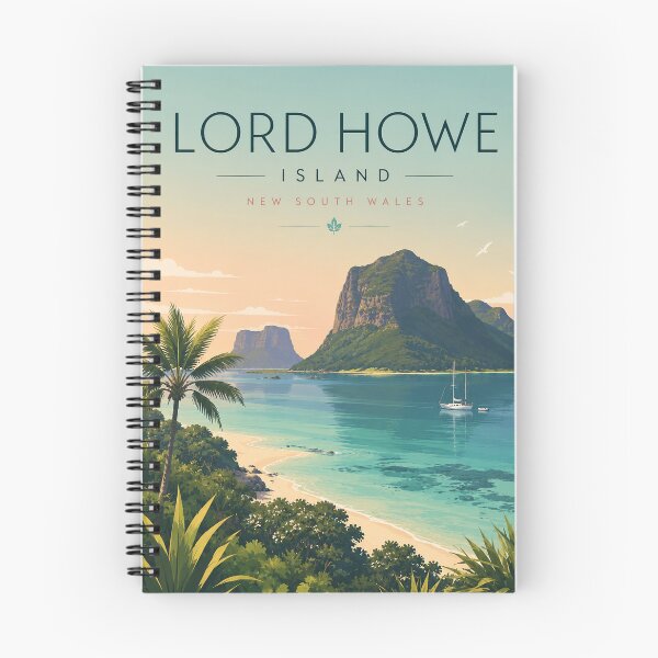 Item preview, Lord Howe Island — New South Wales Lagoon and Mountains designed and sold by Aryabek.