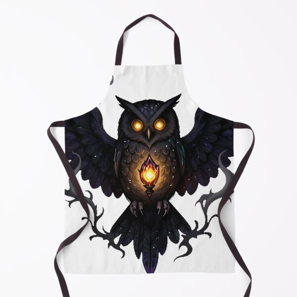 Item preview, Gothic Sooty Owl Ember Weaver designed and sold by IllumeInk.