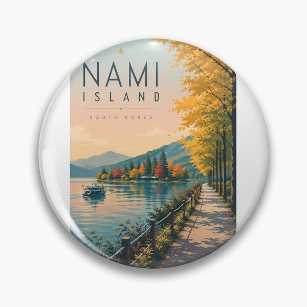 Item preview, Nami Island South Korea — Autumn Han River Landscape designed and sold by Aryabek.