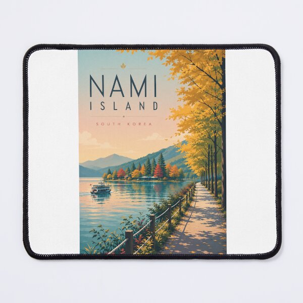 Item preview, Nami Island South Korea — Autumn Han River Landscape designed and sold by Aryabek.