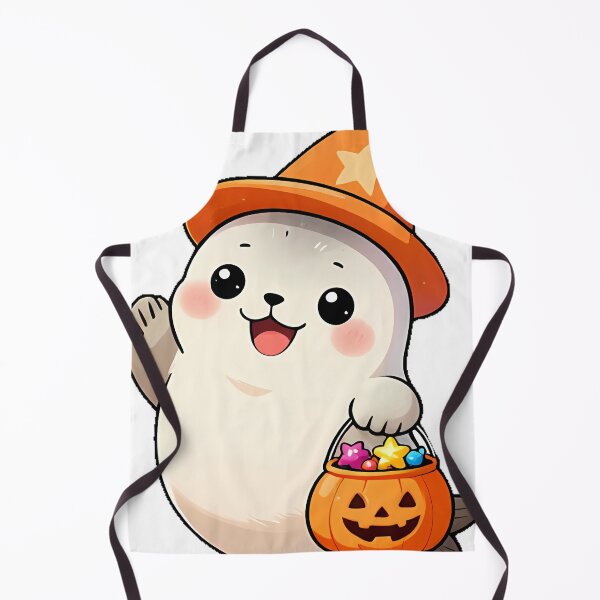 Item preview, Cute Baby Seal Starfish Hat Trick-or-Treat Icon designed and sold by pumsquare.