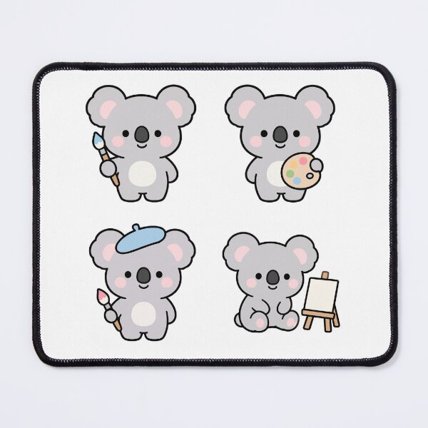 Item preview, Koala Artist Painting – Cute Kawaii Cartoon designed and sold by Moffyuniverse.