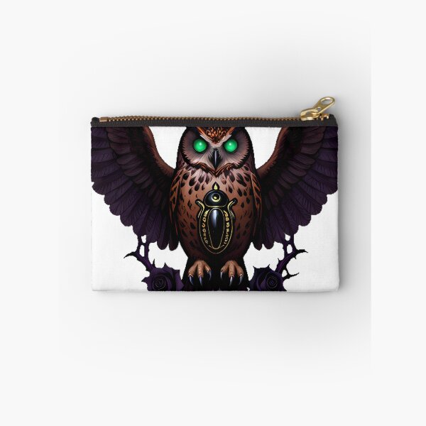 Item preview, Gothic Bay Owl Onyx Scarab Keeper designed and sold by IllumeInk.