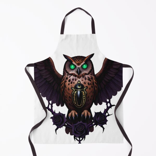 Item preview, Gothic Bay Owl Onyx Scarab Keeper designed and sold by IllumeInk.