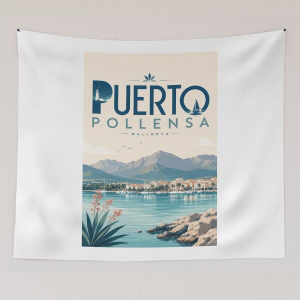 Item preview, Puerto Pollensa Mallorca — Tramuntana Mountain Waterfront designed and sold by Aryabek.