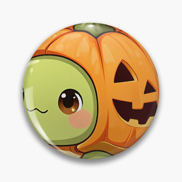 Item preview, Cute Baby Tortoise Pumpkin Shell Trick-or-Treat Icon designed and sold by pumsquare.