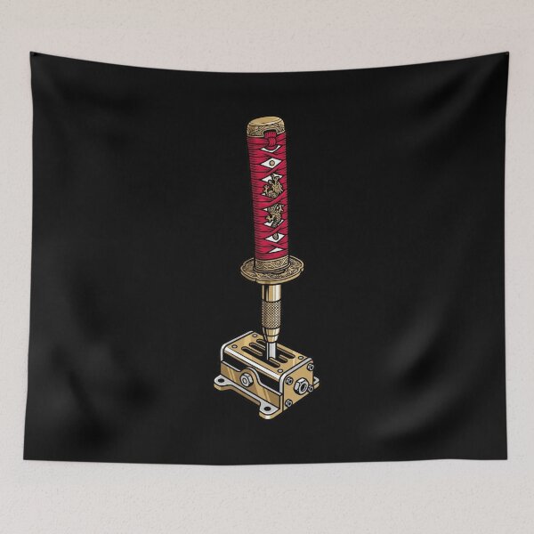 Item preview, JDM Samurai Sword Katana Shift Knob Gated Manual Shifter Drift Aesthetic designed and sold by mood-draftsman.