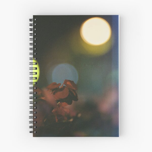Item preview, Tiny Red Blossoms Against Glowing City Night Lights designed and sold by MerriliGueneve.