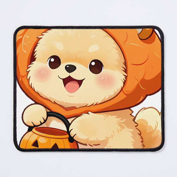 Item preview, Cute Pomeranian Puppy Lion Mane Trick-or-Treat Icon designed and sold by pumsquare.