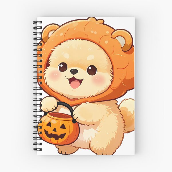 Item preview, Cute Pomeranian Puppy Lion Mane Trick-or-Treat Icon designed and sold by pumsquare.