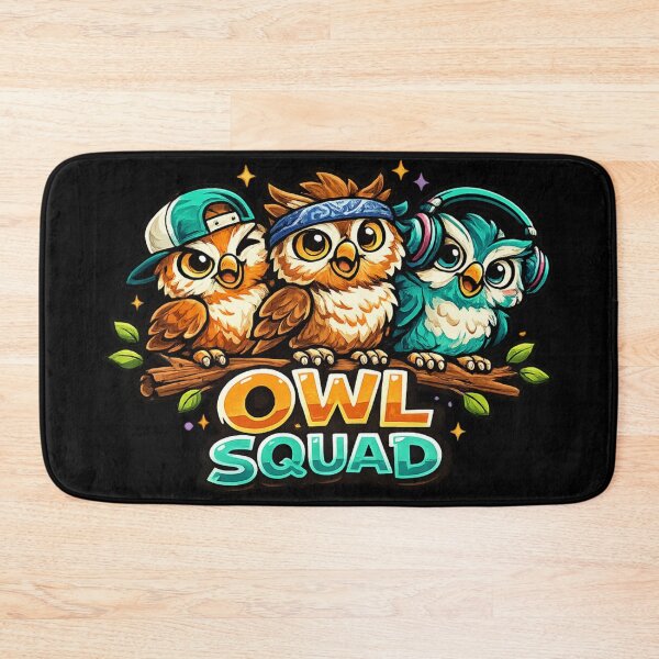 Item preview, Owl Squad – Cool Owl Team Design designed and sold by ArtisticHeart21.