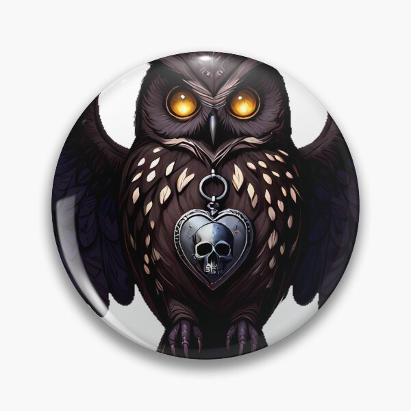 Item preview, Gothic Boobook Owl Night Whisperer designed and sold by IllumeInk.