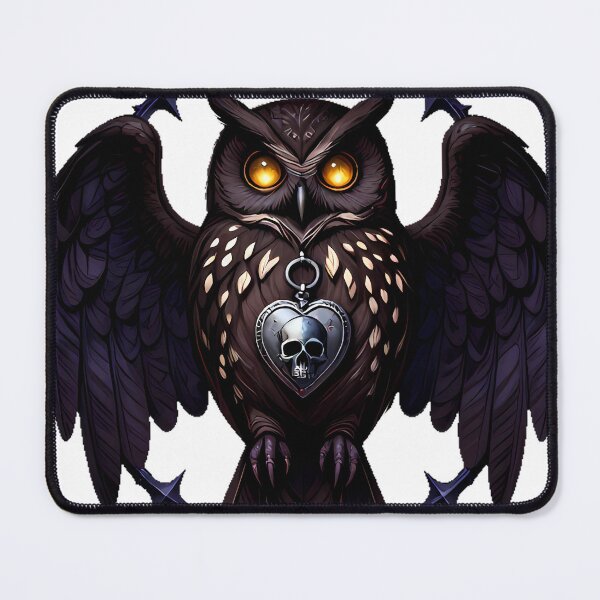 Item preview, Gothic Boobook Owl Night Whisperer designed and sold by IllumeInk.