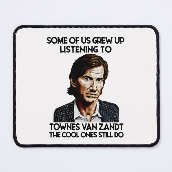 Item preview, Townes Van Zandt Retro Listening Quote Design designed and sold by LillianTX.