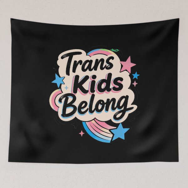 Item preview, Trans Kids Belong Rainbow Pride designed and sold by leocreatives.