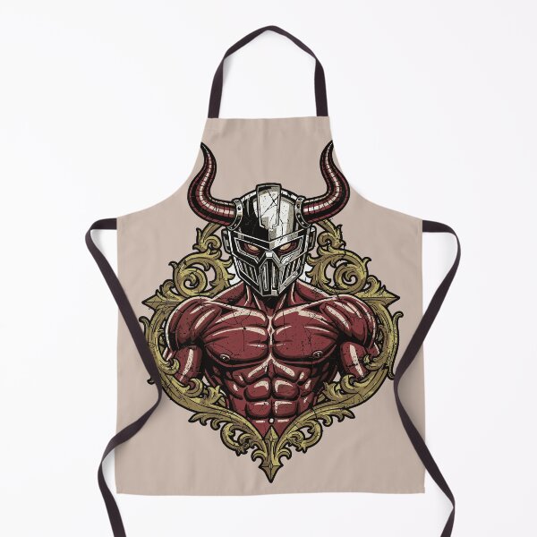 Item preview, Mighty Horned Warrior Knight Emblem designed and sold by Romgora.