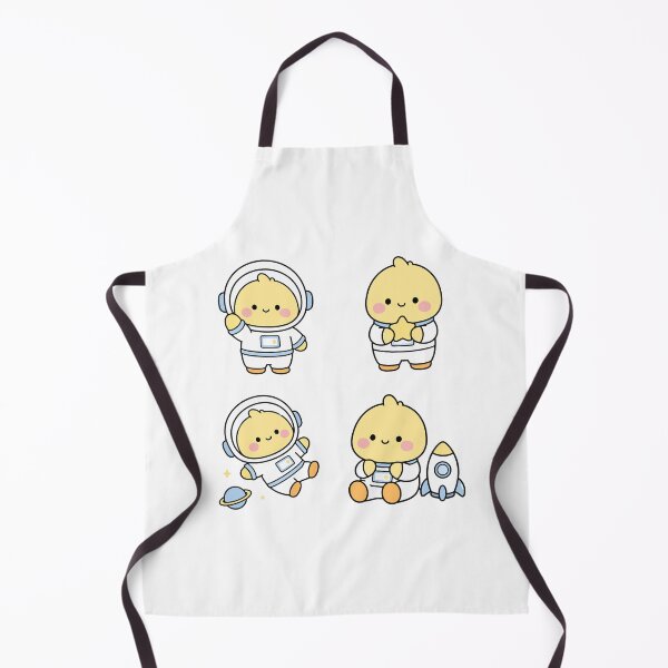 Item preview, Yellow Chick Astronaut – Cute Kawaii Cartoon designed and sold by Moffyuniverse.