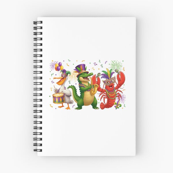 Item preview, Mardi Gras Alligator Crawfish Pelican Parade Crew designed and sold by varin-studio.