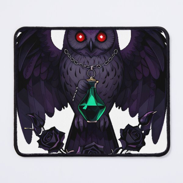 Item preview, Gothic Jungle Owlet Emerald Phial designed and sold by IllumeInk.