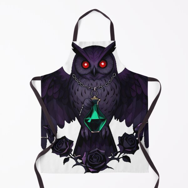 Item preview, Gothic Jungle Owlet Emerald Phial designed and sold by IllumeInk.