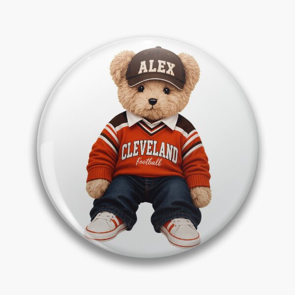 Item preview, Cute Little Bear Football Fan Baby Bodysuit designed and sold by JudyJenni82877.