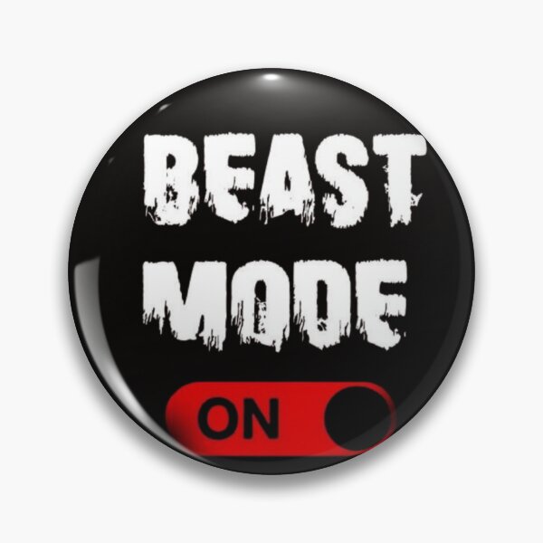 Item preview, Beast Mode On Bold Motivational Gym Fitness Streetwear Design designed and sold by RajDeals.