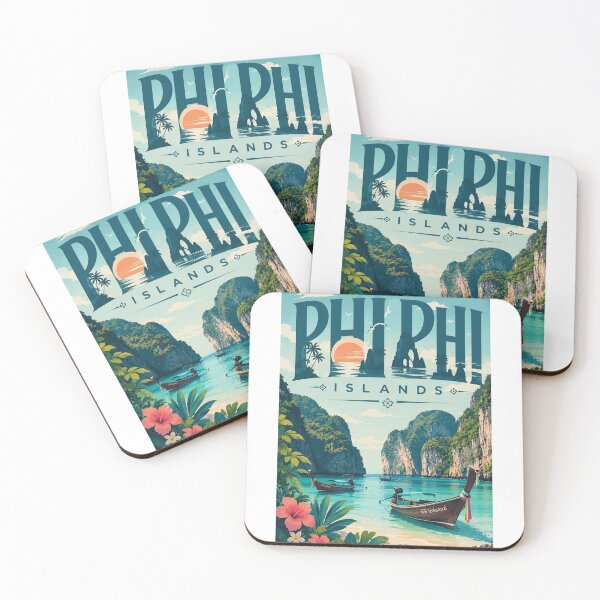 Item preview, Phi Phi Islands Thailand — Andaman Sea Limestone Cliffs designed and sold by Aryabek.