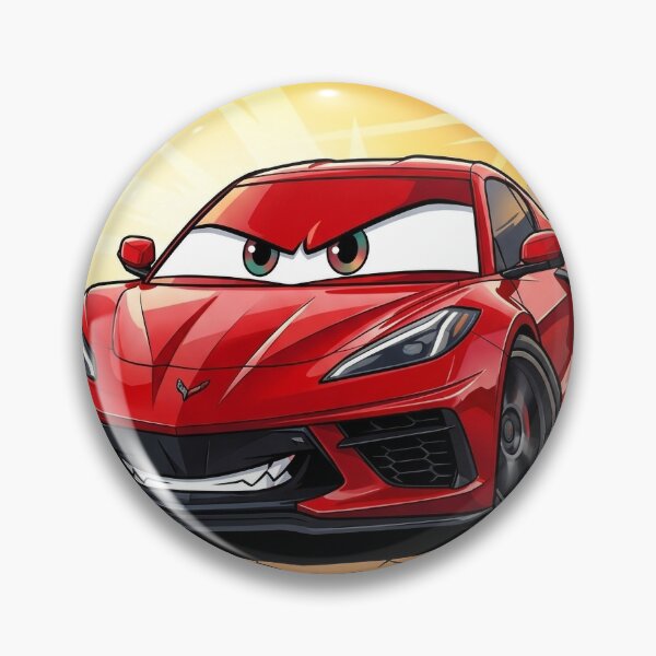 Item preview, C8 Vette Z06 Cartoon Sports Car Art designed and sold by VenZolic.