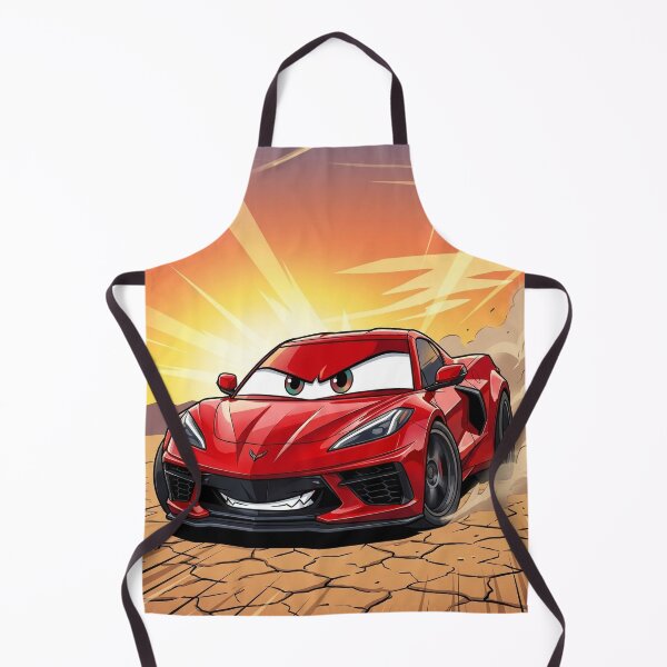 Aperçu de l'œuvre Corvette C8 Z06 - Illustration de voiture de sport de dessin animé créée et vendue par VenZolic.