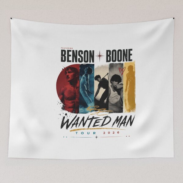 Item preview, Benson Boone Wanted Man Tour 2026 designed and sold by OliveGeorgene.