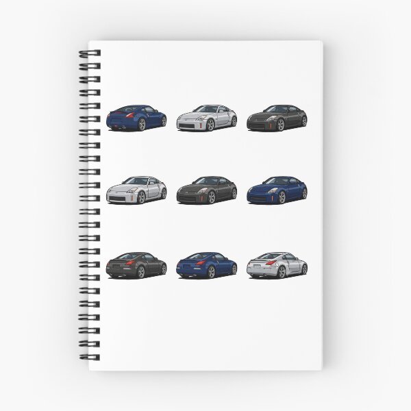 Item preview, JDM 350Z Sports Car Coupe 3x3 Drift Track Vehicle Sticker Pack designed and sold by mood-draftsman.