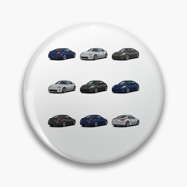 Item preview, JDM 350Z Sports Car Coupe 3x3 Drift Track Vehicle Sticker Pack designed and sold by mood-draftsman.