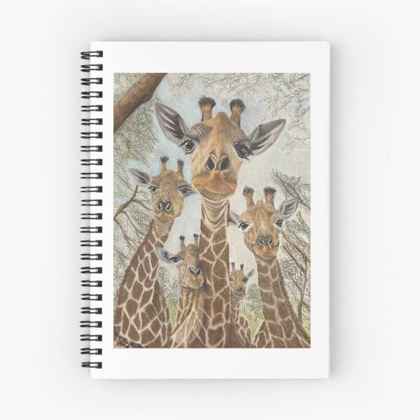 Item preview, Necks Level - Giraffe Artwork designed and sold by vivtraskhall.