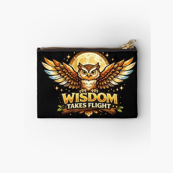 Item preview, Wisdom Takes Flight – Majestic Owl Wisdom Design designed and sold by ArtisticHeart21.