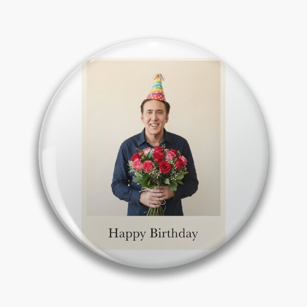 Item preview, Nicolas cage birthday rose bouquet flower sunflower gift cake memes happy Funny prank meme  weird  designed and sold by CheeseBlueprint.