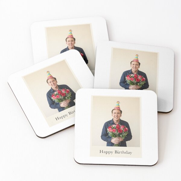Item preview, Nicolas cage birthday rose bouquet flower sunflower gift cake memes happy Funny prank meme  weird  designed and sold by CheeseBlueprint.