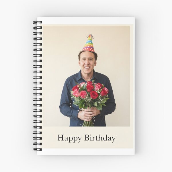 Item preview, Nicolas cage birthday rose bouquet flower sunflower gift cake memes happy Funny prank meme  weird  designed and sold by CheeseBlueprint.