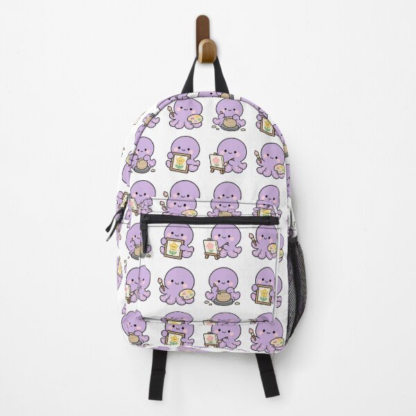Item preview, Purple Octopus Artist Pottery – Cute Kawaii Cartoon designed and sold by Moffyuniverse.