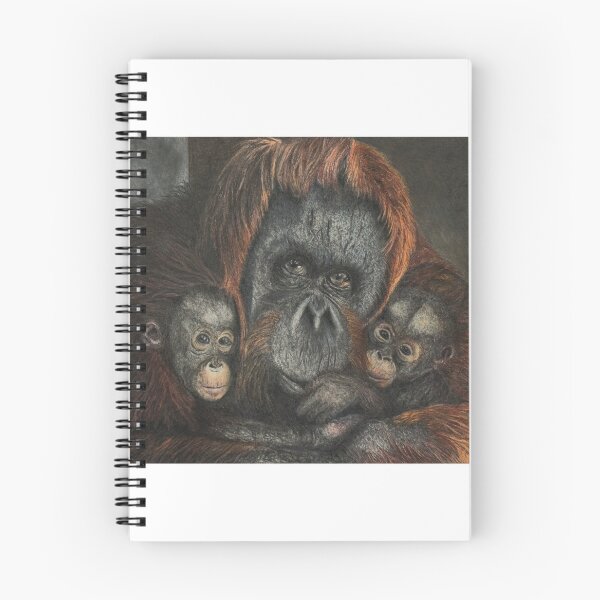 Item preview, Holding On - Orangutan Artwork designed and sold by vivtraskhall.