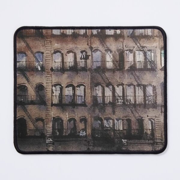 Item preview, Vintage New York City Architecture Watercolor designed and sold by SlavaArt.