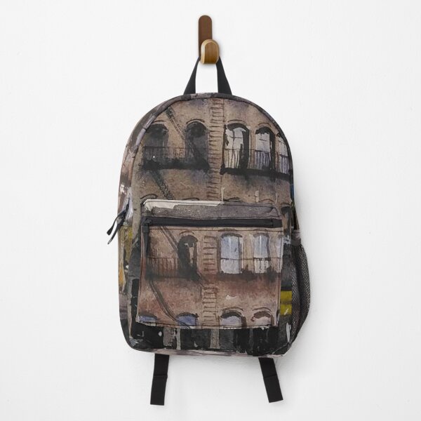 Item preview, Vintage New York City Architecture Watercolor designed and sold by SlavaArt.