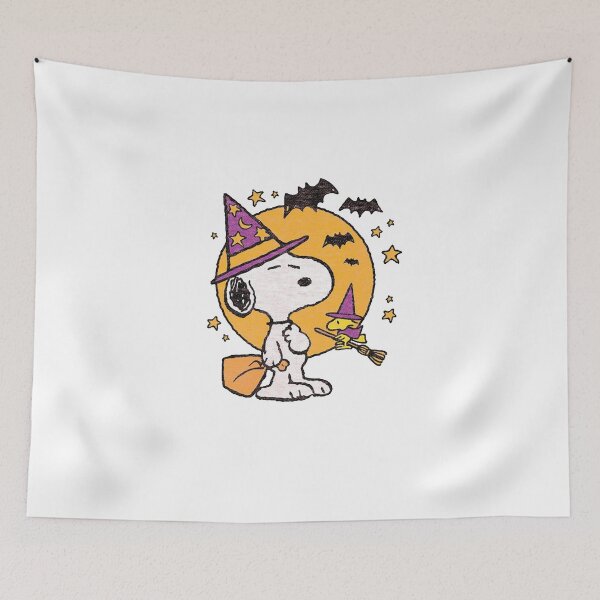 Item preview, Snoopy Peanuts Witch Costume Flying Woodstock Moon Halloween designed and sold by Moonifillst.