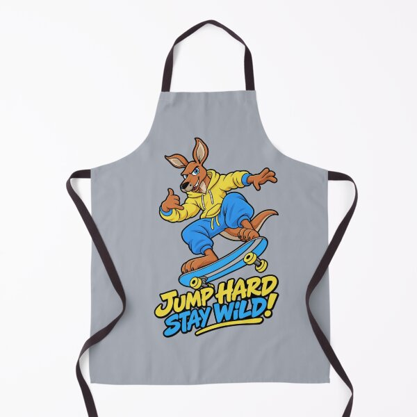 Item preview, Jump Hard, Stay Wild – Kangaroo Skater designed and sold by Aimetoi.