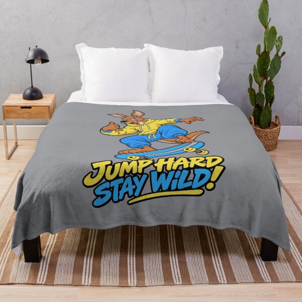 Item preview, Jump Hard, Stay Wild – Kangaroo Skater designed and sold by Aimetoi.