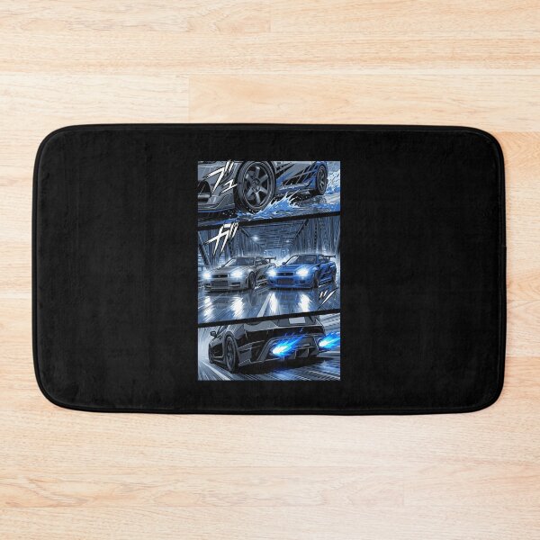 Item preview, JDM Midnight Bridge Street Racing GTR Manga Comic Panel Aesthetic designed and sold by mood-draftsman.